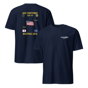 USS Cheyenne (SSN-773) 2015 WestPac Cruise Shirt