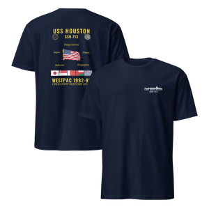 USS Houston (SSN-713) 1992-93 WestPac Cruise Shirt