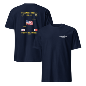 USS Jacksonville (SSN-699) 2012-13 WestPac/Arabian Gulf Cruise Shirt