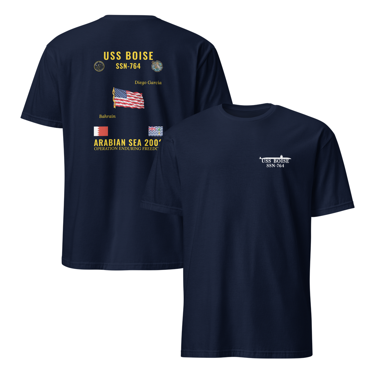 USS Boise (SSN-764) 2002 Arabian Sea Cruise Shirt