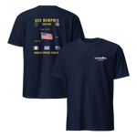USS Memphis (SSN-691) 1980-81 World Cruise Shirt