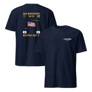 USS Mississippi (SSN-782) 2017-18 WestPac Cruise Shirt