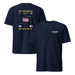 USS Portsmouth (SSN-707) 1995-96 5th Fleet Cruise Shirt