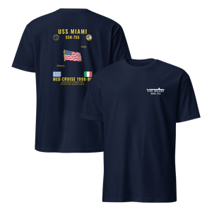 USS Miami (SSN-755) 1998-99 Med Cruise Shirt