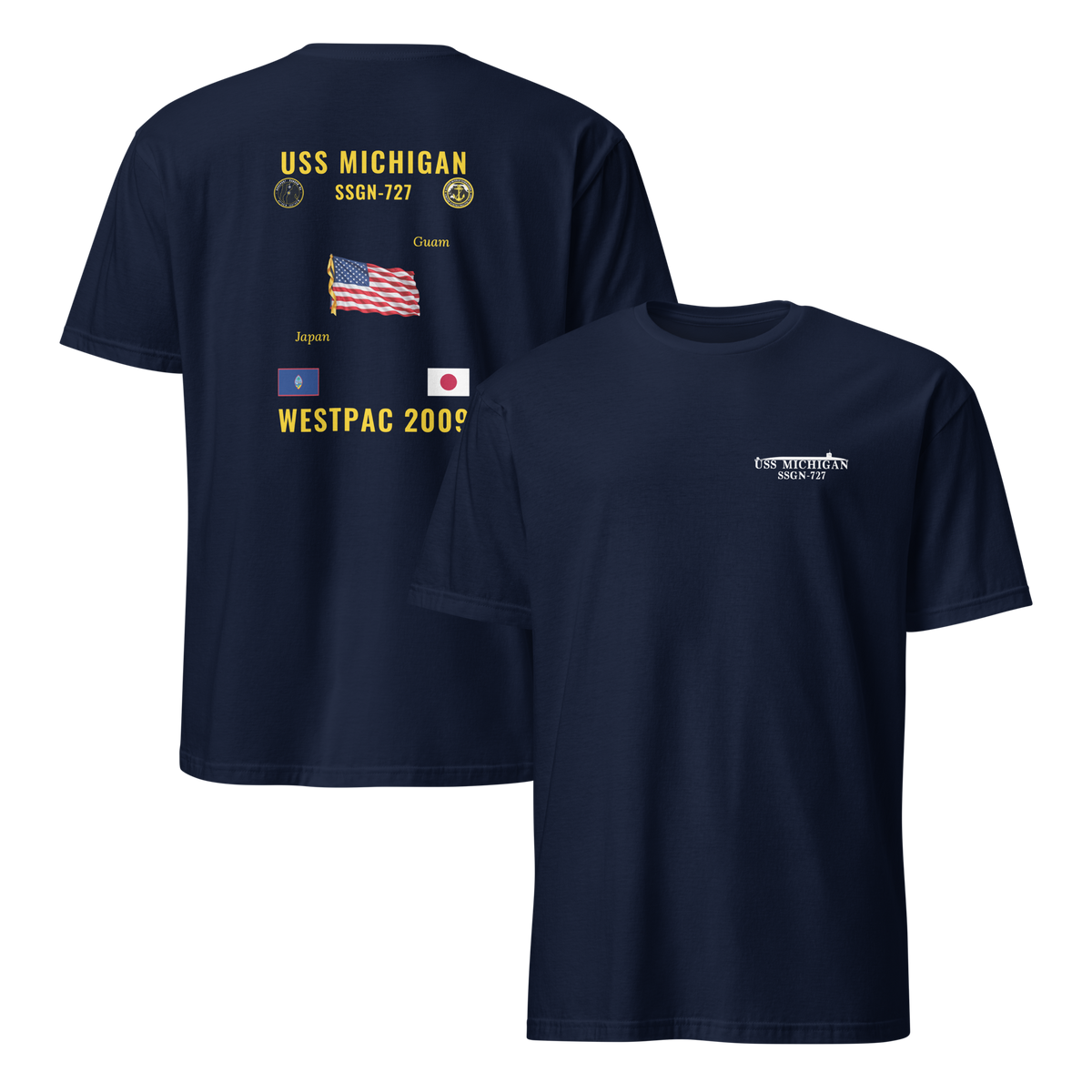 USS Michigan (SSGN-727) 2009 WestPac Cruise Shirt