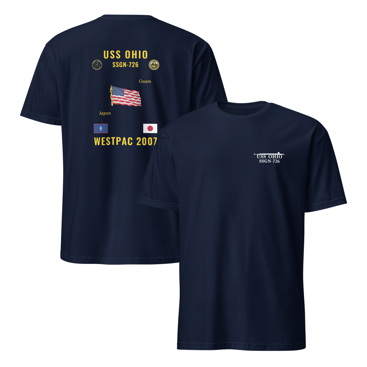 USS Ohio (SSGN-726) 2007 WestPac Cruise Shirt