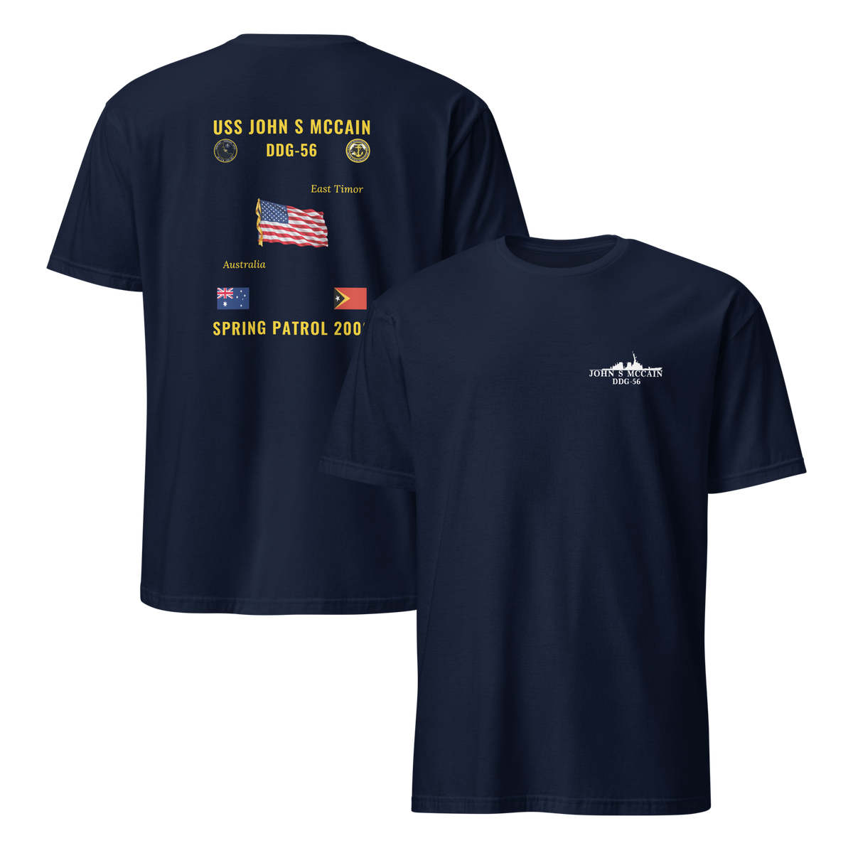USS John S McCain (DDG-56) 2000 Spring Patrol Cruise Shirt