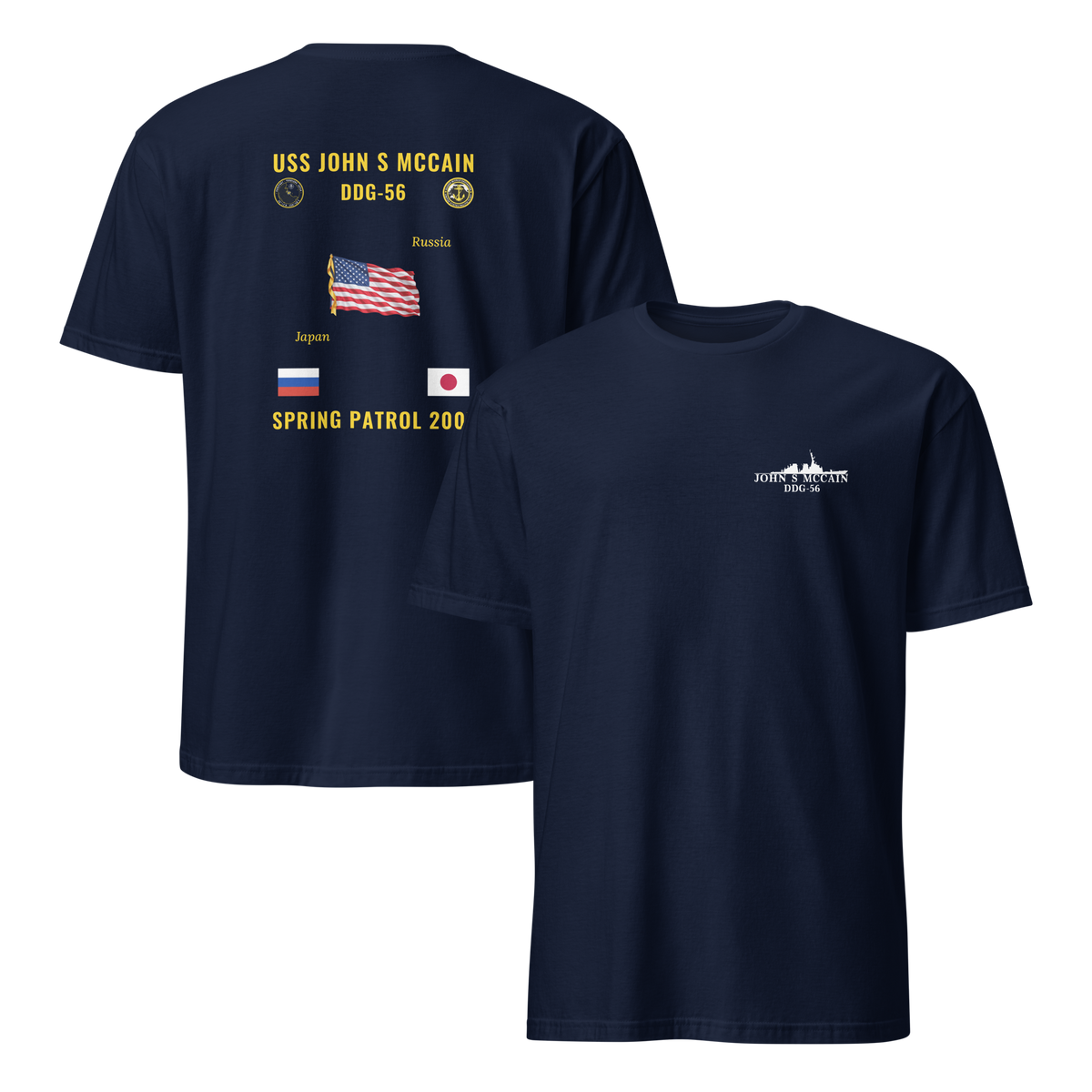 USS John S McCain (DDG-56) 2007 Spring Patrol Cruise Shirt
