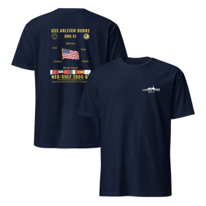 USS Arleigh Burke (DDG-51) 2000-01 Med/Gulf Cruise Shirt