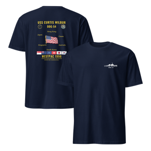 USS Curtis Wilbur (DDG-54) 1998 WestPac Cruise Shirt