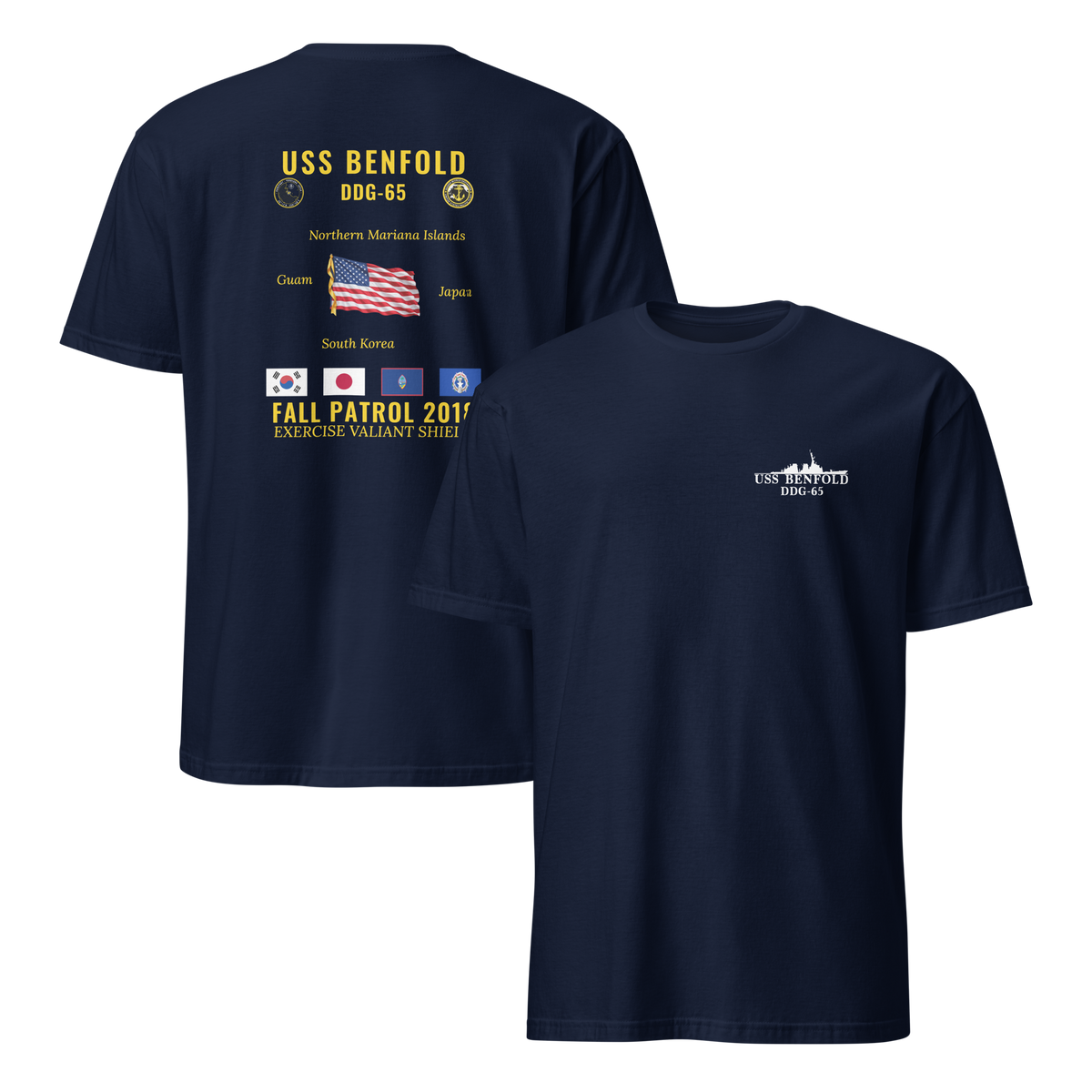USS Benfold (DDG-65) 2018 Fall Patrol Cruise Shirt