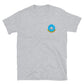 USS Dwight D. Eisenhower (CVN-69) Persian Gulf Yacht Club Shirt – front view, grey