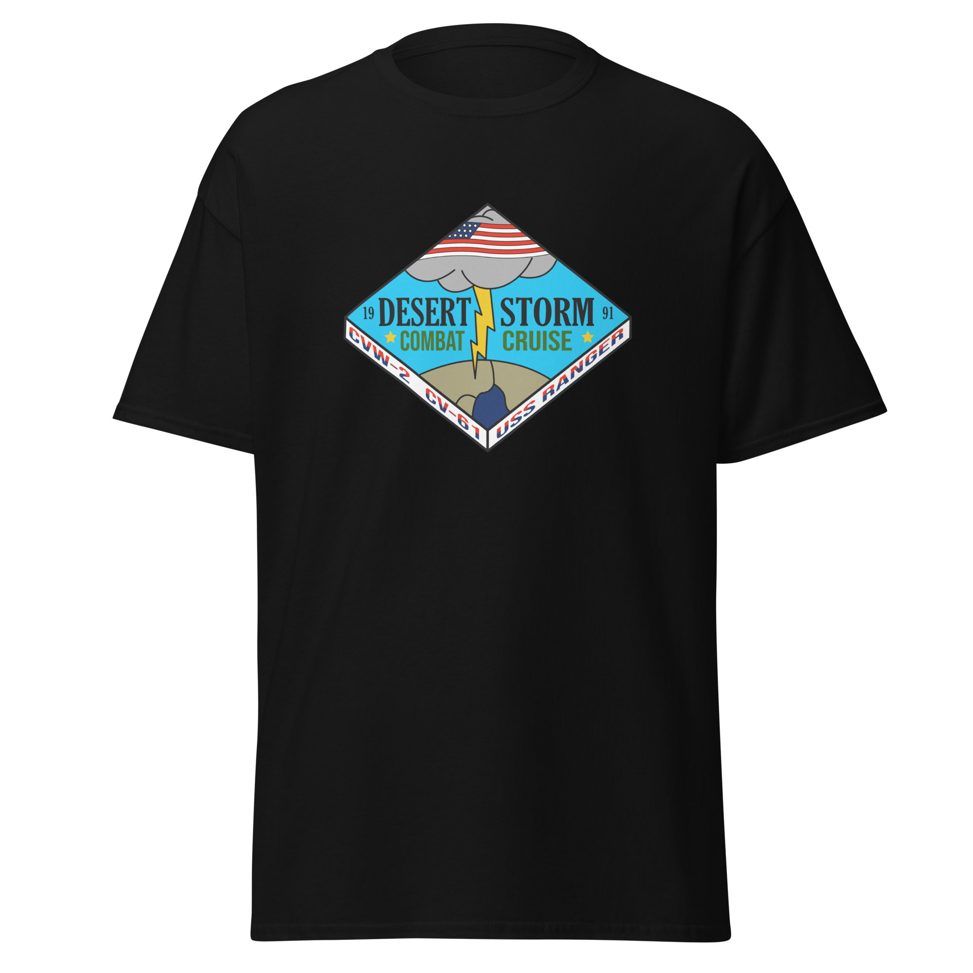 USS Ranger (CV-61) Desert Storm Combat Cruise Shirt