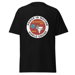 USS Enterprise (CVN-65) '89-'90 Power in Motion Cruise Shirt