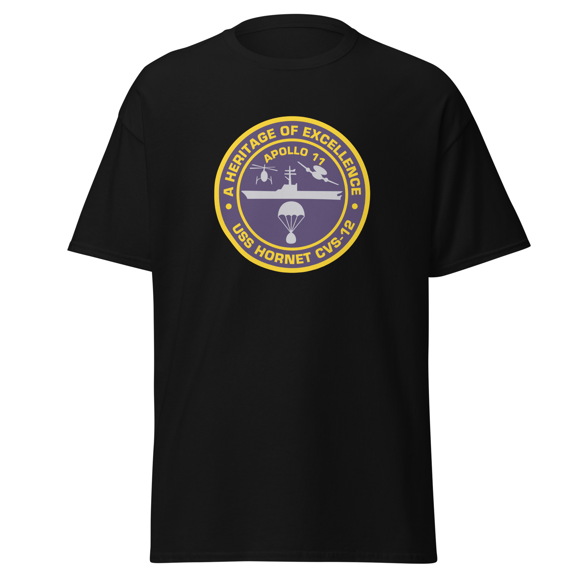 USS Hornet (CVS-12) Apollo 11 T-Shirt