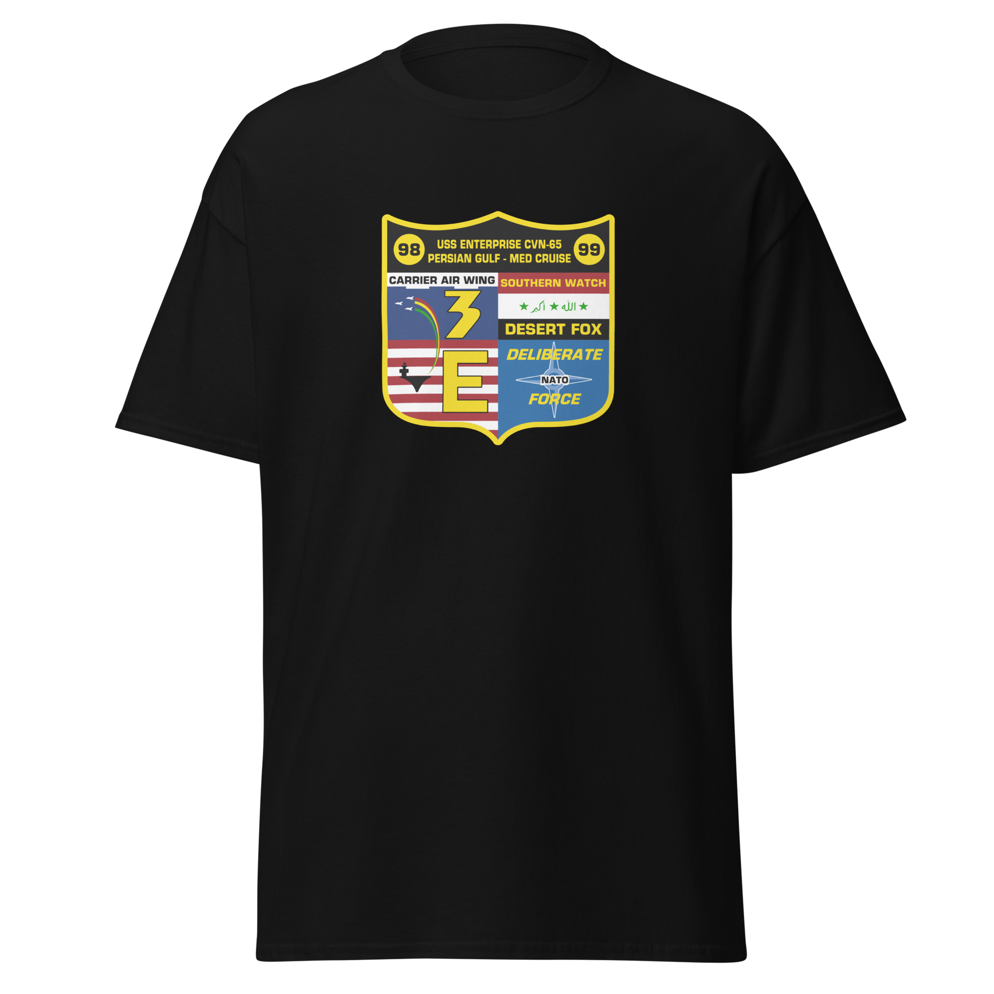 USS Enterprise (CVN-65) '98-'99 Persian Gulf - Med Cruise Shirt