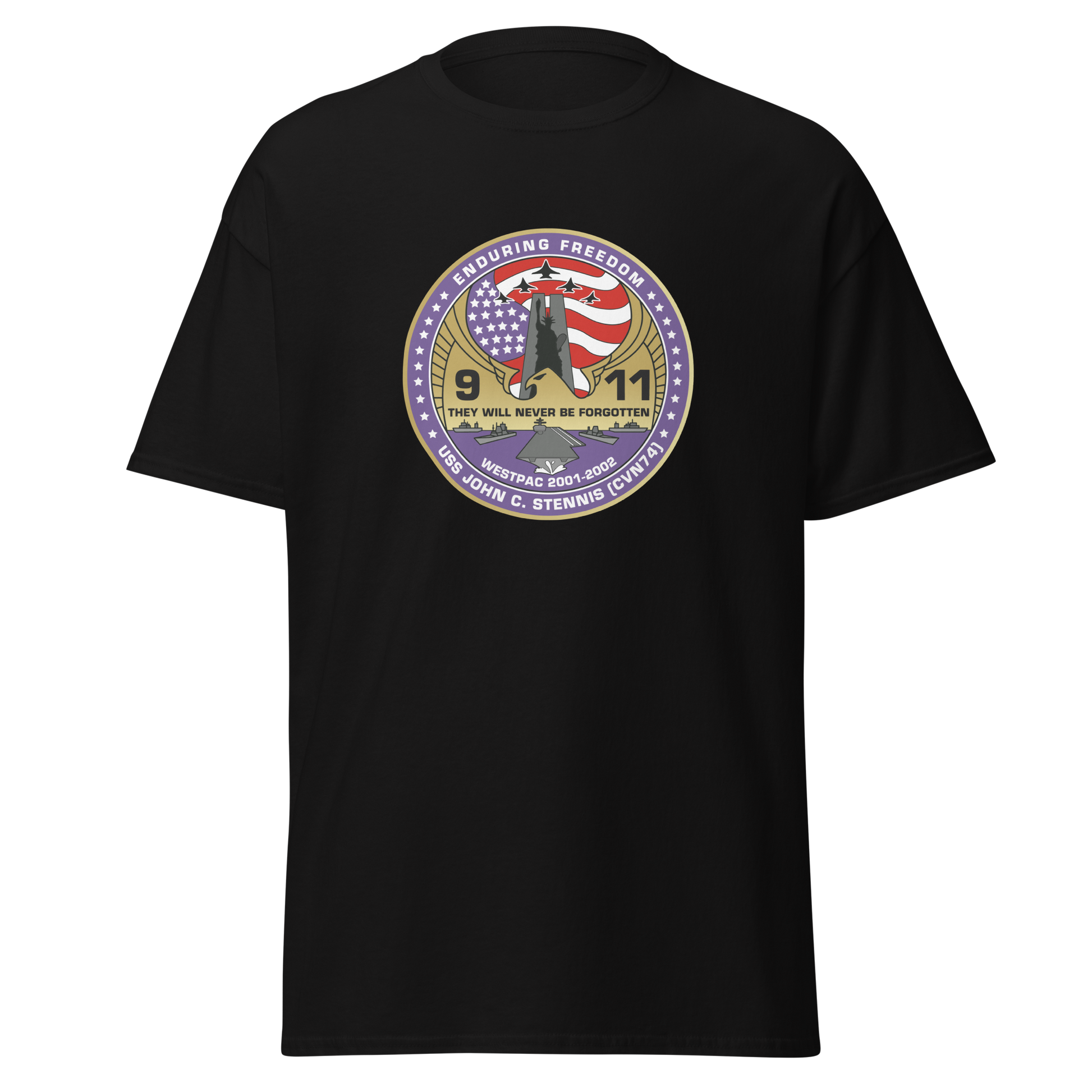 USS John C. Stennis (CVN-74) Operation Enduring Freedom 911 2001-02 T-Shirt