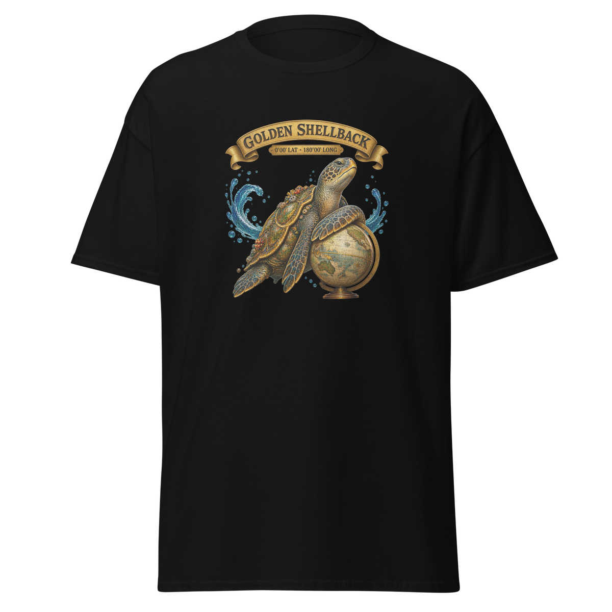 Golden Shellback (Sea Turtle) Shirt