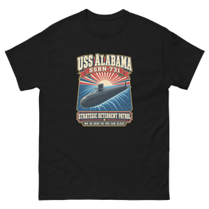 USS Alabama (SSBN-731) Deterrent Patrol Shirt - Design 1