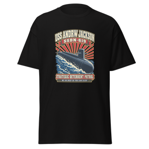 USS Andrew Jackson (SSBN-619) Deterrent Patrol Shirt - Retro