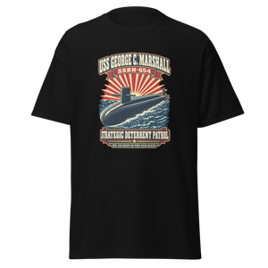 USS George C. Marshall (SSBN-654) Deterrent Patrol Shirt - Retro