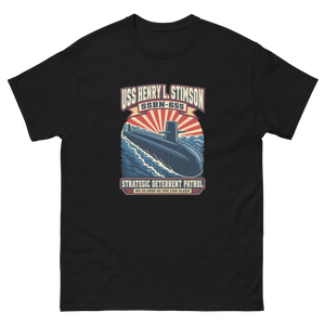 USS Henry L. Stimson (SSBN-655) Deterrent Patrol Shirt - Retro