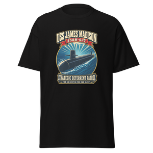USS James Madison (SSBN-627) Deterrent Patrol Shirt - Retro