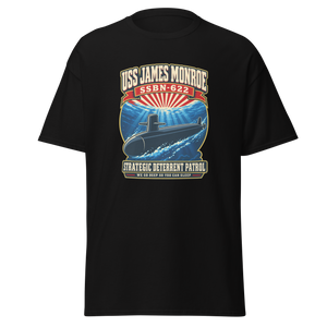 USS James Monroe (SSBN-622) Deterrent Patrol Shirt - Retro