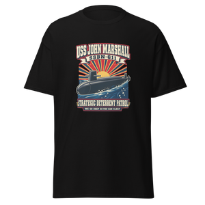 USS John Marshall (SSBN-611) Deterrent Patrol Shirt - Retro