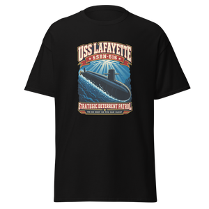 USS Lafayette (SSBN-616) Deterrent Patrol Shirt - Retro