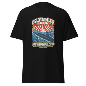 USS Lewis and Clark (SSBN-644) Deterrent Patrol Shirt - Retro