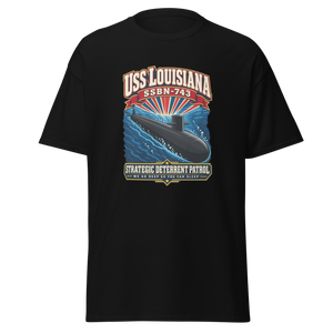 USS Louisiana (SSBN-743) Deterrent Patrol Shirt - Retro