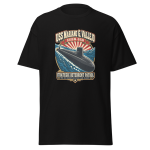 USS Mariano G. Vallejo (SSBN-658) Deterrent Patrol Shirt - Retro