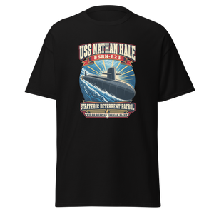 USS Nathan Hale (SSBN-623) Deterrent Patrol Shirt - Retro