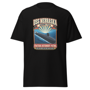 USS Nebraska (SSBN-739) Deterrent Patrol Shirt - Retro
