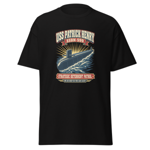 USS Patrick Henry (SSBN-599) Deterrent Patrol Shirt - Retro