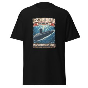 USS Simon Bolivar (SSBN-641) Deterrent Patrol Shirt - Retro