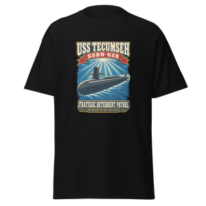 USS Tecumseh (SSBN-628) Deterrent Patrol Shirt - Retro