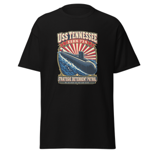 USS Tennessee (SSBN-734) Deterrent Patrol Shirt - Retro