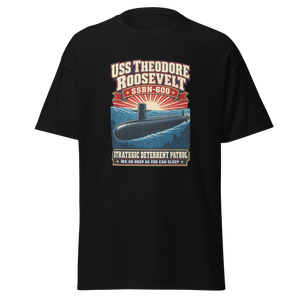 USS Theodore Roosevelt (SSBN-600) Deterrent Patrol Shirt - Retro