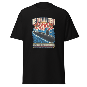 USS Thomas A. Edison (SSBN-610) Deterrent Patrol Shirt - Retro