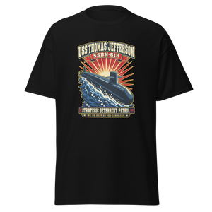 USS Thomas Jefferson (SSBN-618) Deterrent Patrol Shirt - Retro