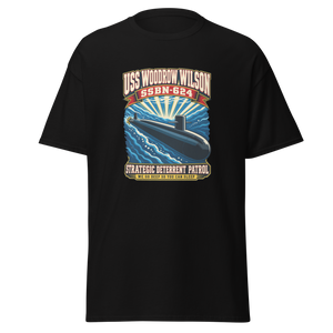 USS Woodrow Wilson (SSBN-624) Deterrent Patrol Shirt - Retro