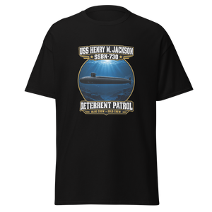 USS Henry M. Jackson (SSBN-730) Deterrent Patrol Shirt - Deep Water
