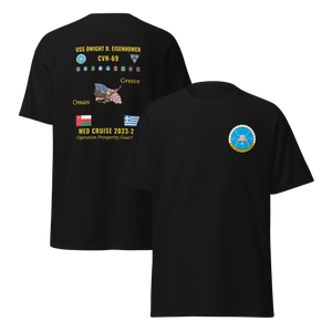 USS Dwight D. Eisenhower (CVN-69) 2023-24 Cruise Shirt