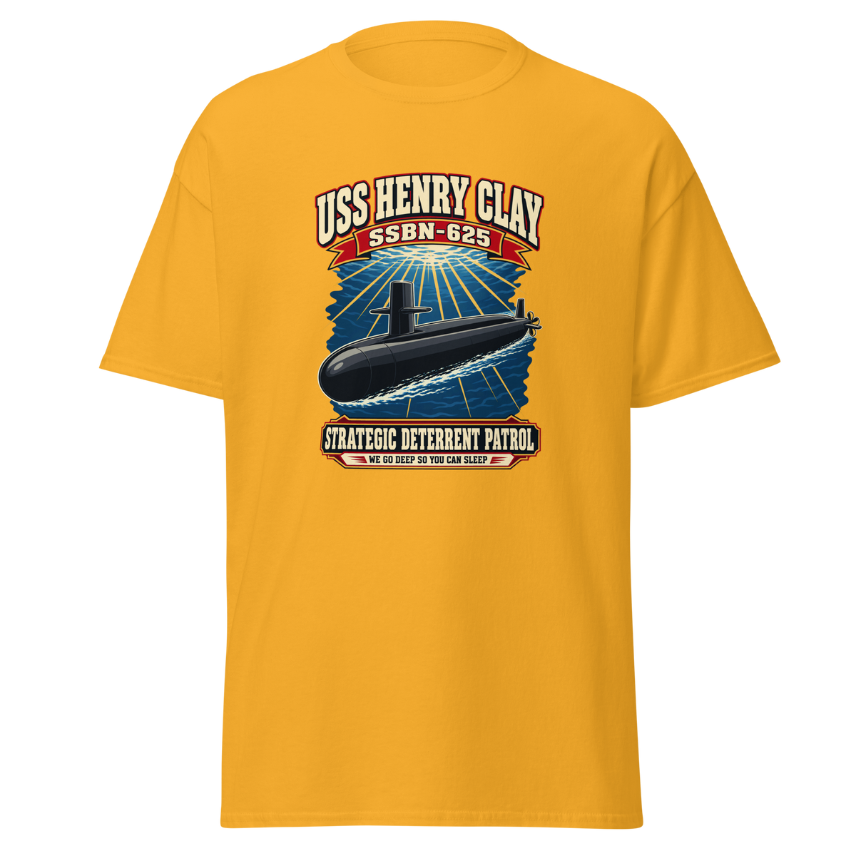 USS Henry Clay (SSBN-625) Deterrent Patrol Shirt - Retro