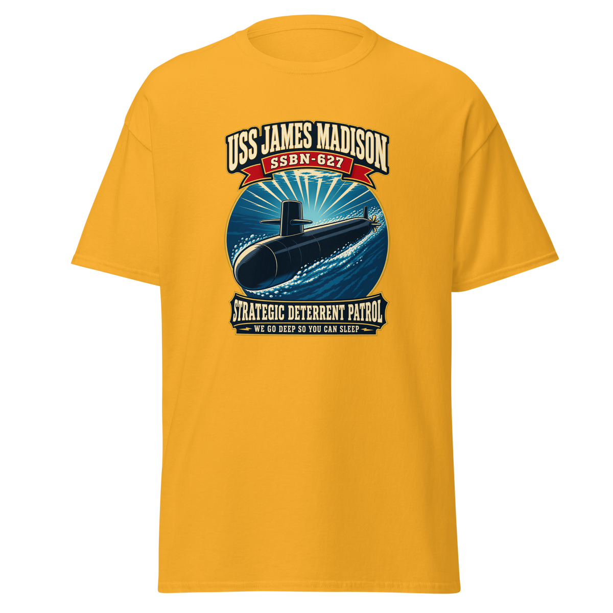 USS James Madison (SSBN-627) Deterrent Patrol Shirt - Retro
