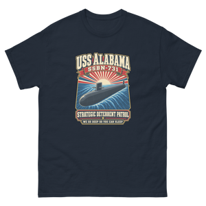 USS Alabama (SSBN-731) Deterrent Patrol Shirt - Design 1