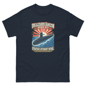 USS Alexander Hamilton (SSBN-617) Deterrent Patrol Shirt - Retro