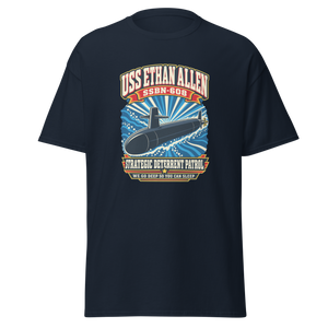 USS Ethan Allen (SSBN-608) Deterrent Patrol Shirt - Retro